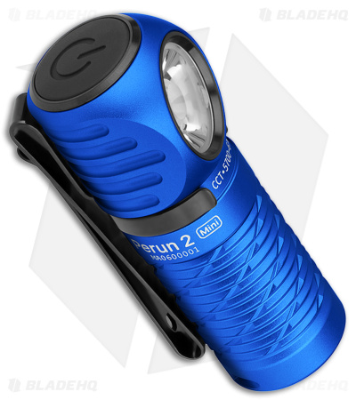 Olight Perun 2 Mini Rechargeable Flashlight Cool LED Blue (1100 Lumens)