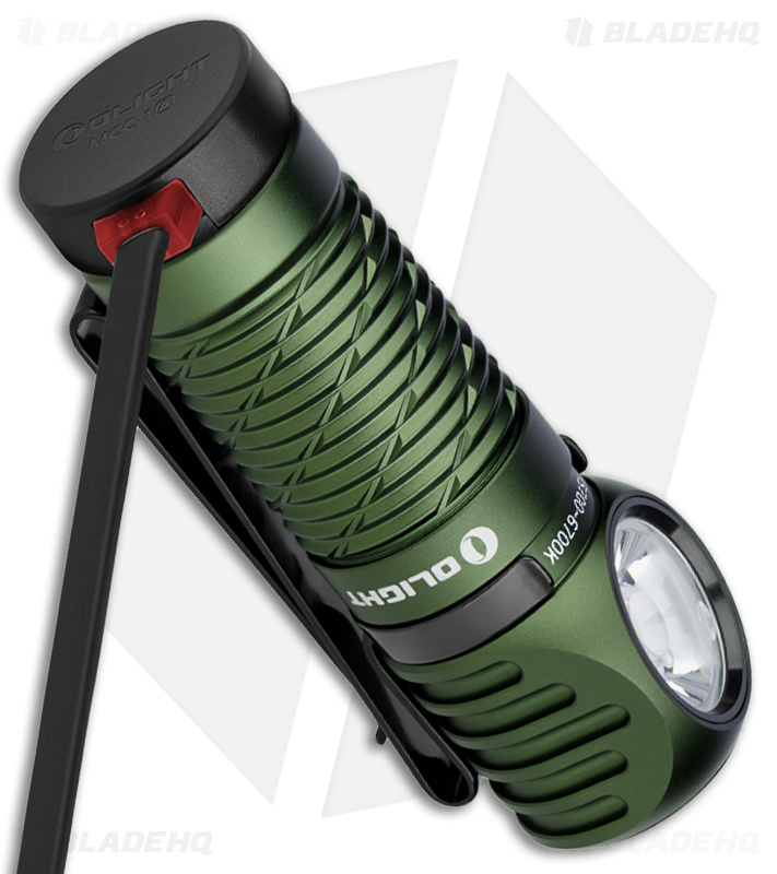 Olight Perun 2 Mini Rechargeable Flashlight Cool LED OD Green (1100 Lumens)