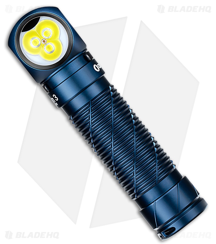 Olight Perun 3 Headlamp Dream Blue Aluminum (3000 Lumens Red/White Light)