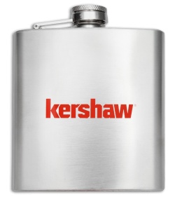 Kershaw 6  oz. Stainless Steel Flask 