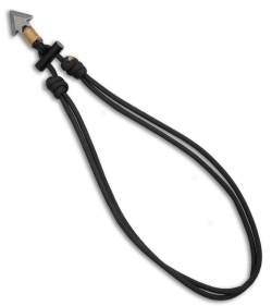 Base 550 Paracord Studio Örvar (Arrow) Survival Necklace SS - Blk/Tan Cord