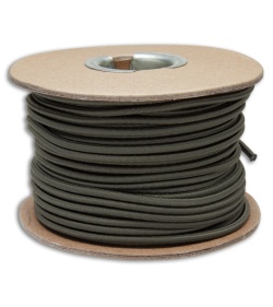 E.L. Wood Braiding 1/8" Nylon Shock Cord OD Green (100 Ft. ) USA 