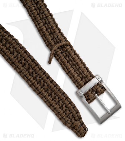 Stone River Gear 550 Paracord Belt - Coyote Brown