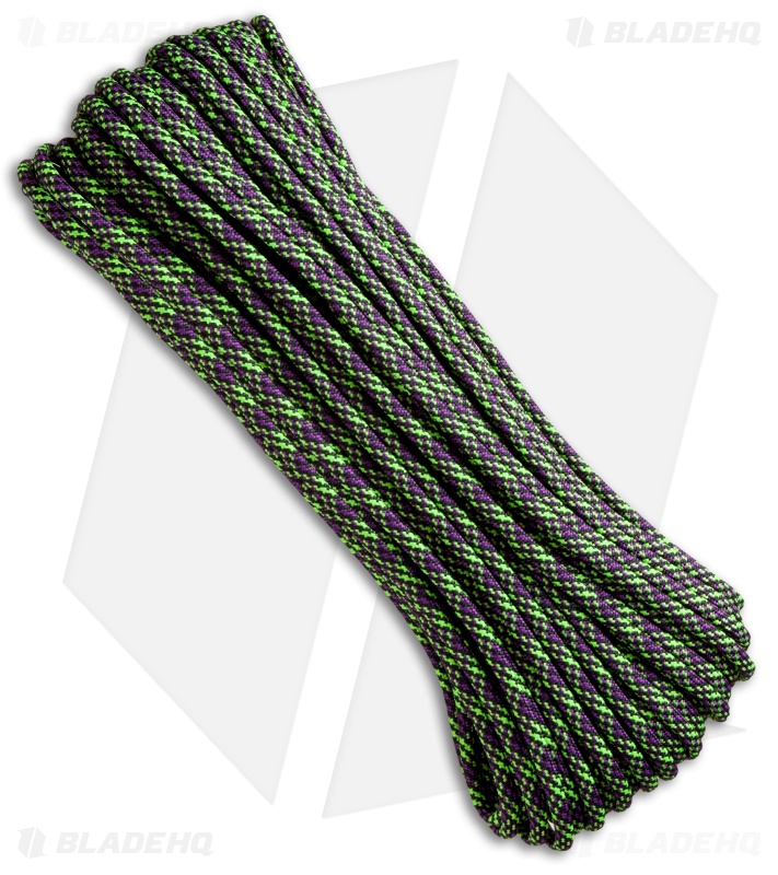 Atwood Rope Mfg. 550 Lb. Paracord 100 Ft. Zombie Edition (Dark Matter) RG1104H