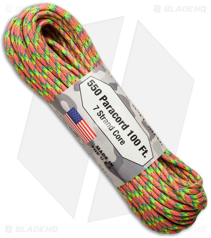 550 Lb. Paracord 100 Ft. 7 Strand Core (Fairy Tale) RG1093H