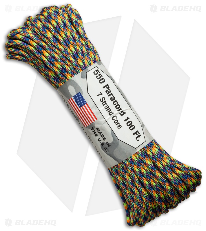 Atwood Rope Mfg. 550 Lb. Paracord 100 Ft. 7 Strand Core (Jaw Breaker) RG1068H