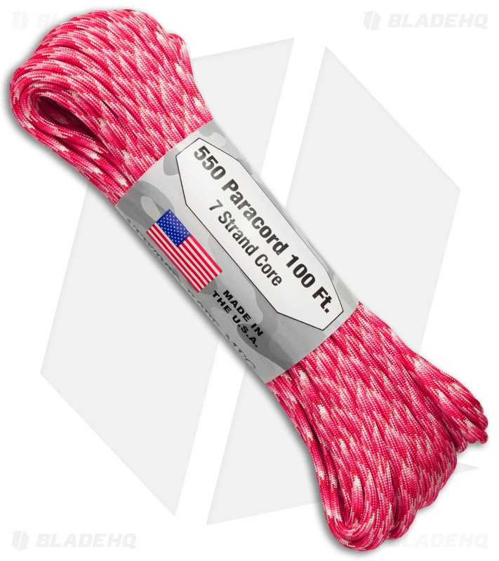 550 Lb. Paracord 100 Ft. 7 Strand Core (Love) RG1067H