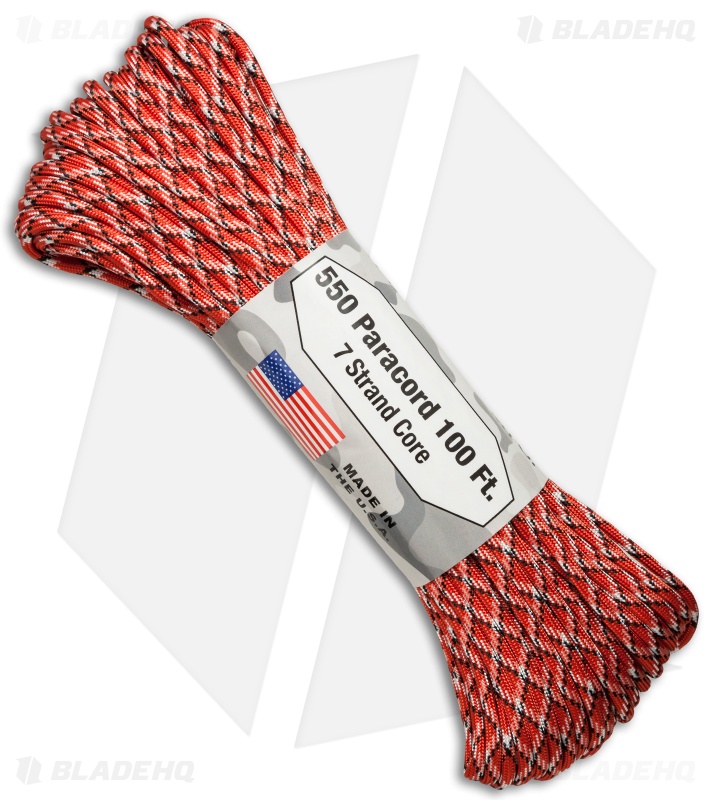 Atwood Rope Mfg. 550 Lb. Paracord 100 Ft. 7 Strand Core (Reactor) RG1070H
