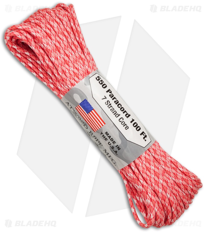 Atwood 550 Lb. Paracord 100 Ft. 7 Strand Core (Sugar Rush) RG1080H