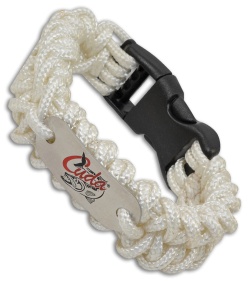 Camillus Cuda Womens Bracelet Large Paracord Bracelet (White)