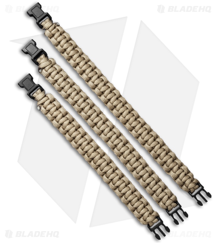 S.E. 7 Strand Survival Paracord Bracelet - Black