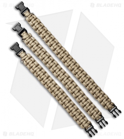 S.E. 7 Strand Survival Paracord Bracelet - Black
