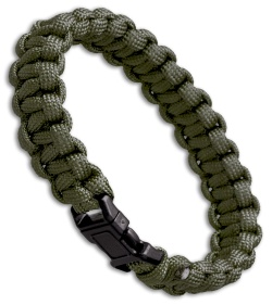 S.E. 7 Strand Survival Paracord Bracelet - OD Green