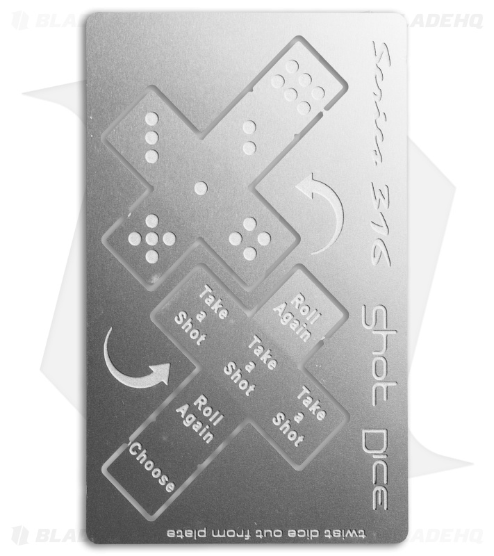 Touch of Ginger Wallet Essentials Credit Card Shot Dice TOG01
