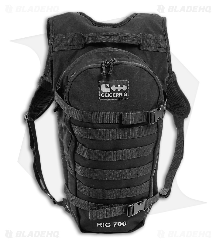 Geigerrig RIG 700 Tactical Black Hydration Pack w/ 70 oz. Bladder