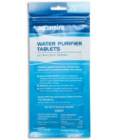 Aquamira Microbiological Water Purifier Tablets (20 Pack)