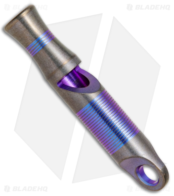 WE Knife Co. 120dB Titanium Whistle Blue A-05B