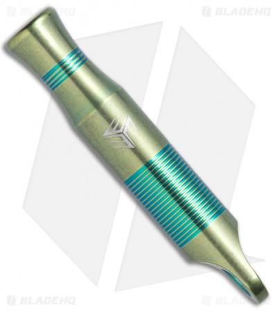 WE Knife Co. 120dB Titanium Whistle Green A-05C