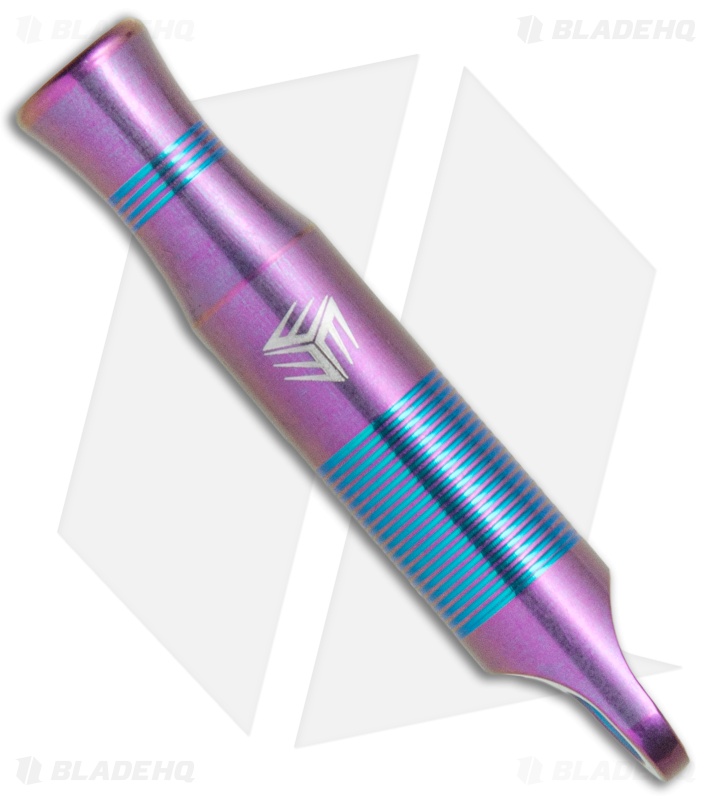 WE Knife Co. 120dB Titanium Whistle Purple/Blue  A-05A