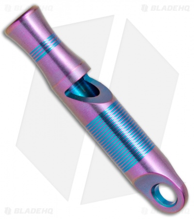 WE Knife Co. 120dB Titanium Whistle Purple/Blue  A-05A