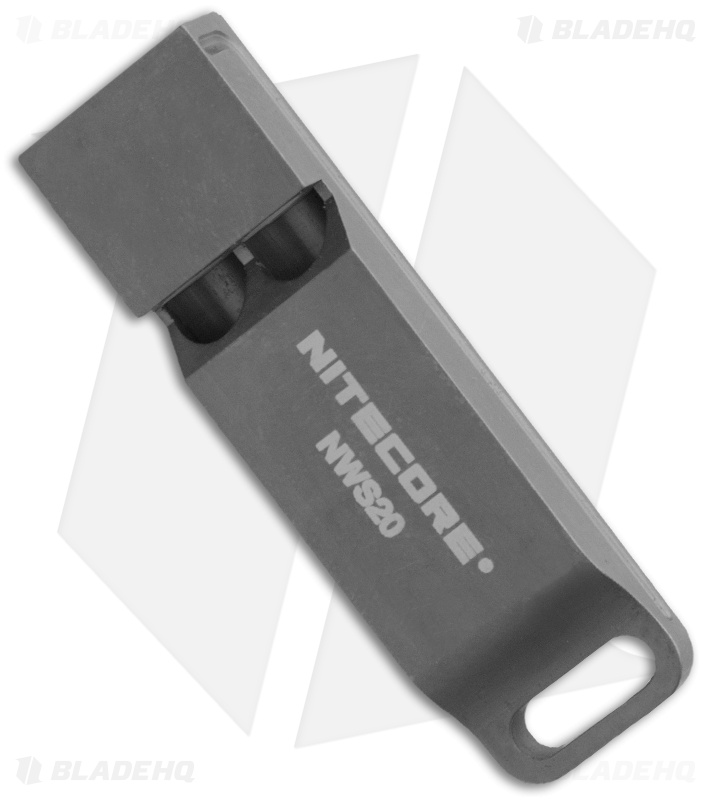 Nitecore NWS20 Double Pipe Titanium Whistle - Blade HQ