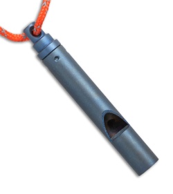 Vargo Titanium Emergency Whistle - Blue