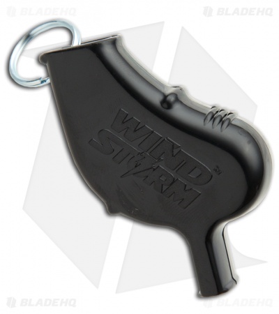 Wind Storm Personal Safety Whistle (Black)
