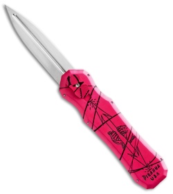 Piranha Excalibur OTF Automatic Knife Pink (3.2" Stonewash)