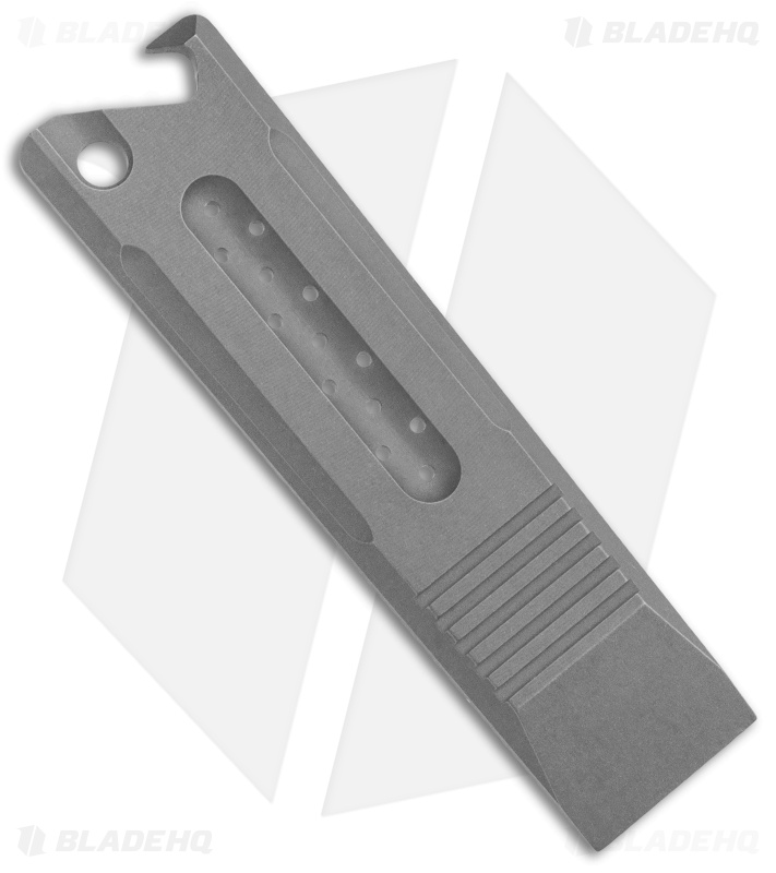 Lundquist Abrams Titanium Pry Bar Bead Blasted & Tumbled (3.75") 