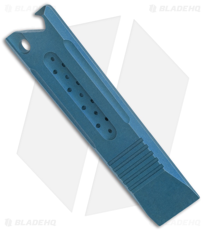 Lundquist Abrams Titanium Pry Bar Blue Anodized (3.75") 