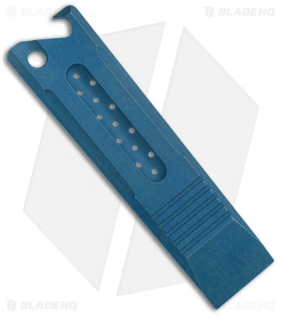 Lundquist Abrams Titanium Pry Bar Blue Anodized (3.75") 