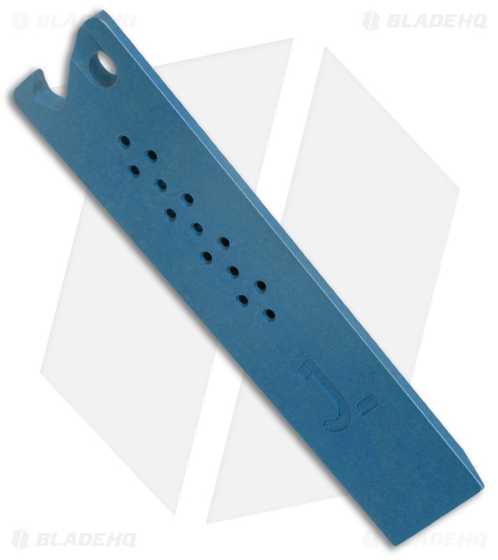 Lundquist Abrams Titanium Pry Bar Blue Anodized Two-Tone (3.75") 