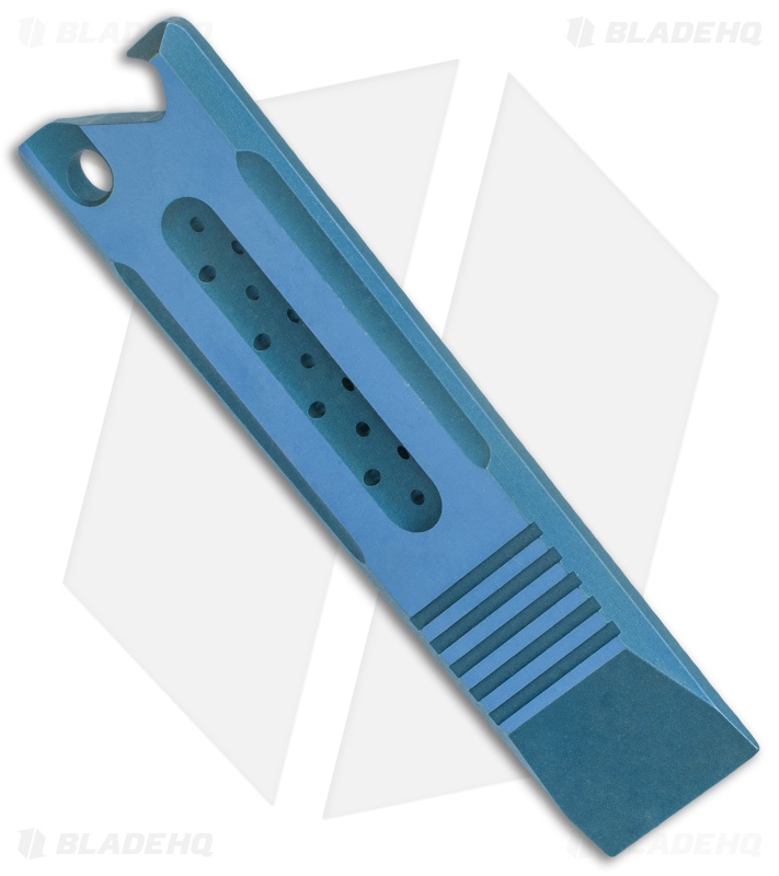 Lundquist Abrams Titanium Pry Bar Blue Anodized Two-Tone (3.75") 