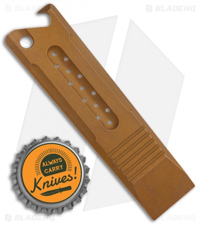 Lundquist Abrams Titanium Pry Bar Bronze Anodized (3.75") 