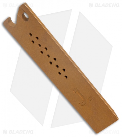 Lundquist Abrams Titanium Pry Bar Bronze Anodized (3.75") 