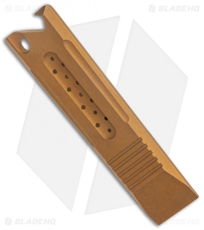 Lundquist Abrams Titanium Pry Bar Bronze Anodized (3.75") 