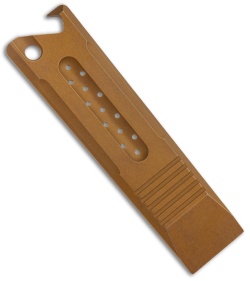 Lundquist Abrams Titanium Pry Bar Bronze Anodized (3.75")