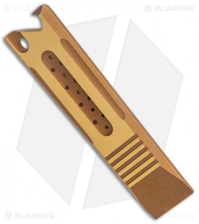 Lundquist Abrams Titanium Pry Bar Bronze Anodized Two-Tone (3.75") 