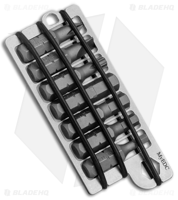 MyEDC 7-Bit Multi-Tool Keychain - 0.25" Hex Bit Driver