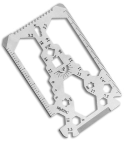 My EDC 34-in-1 Wallet Card Multi-Tool