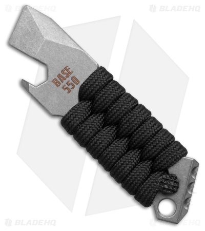 Base 550 Paracord Ti Beer Buddy V2 Stonewashed- Black Paracord