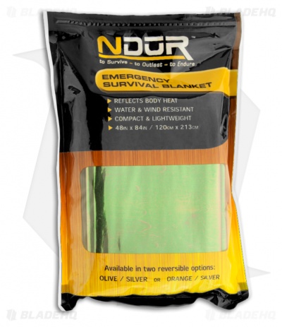 Ndur Emergency Survival Blanket (Olive)