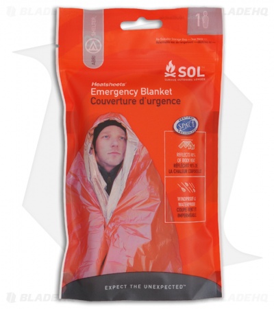 Adventure Medical SOL Heatsheet Emergency Blanket Shelter (1 Person)