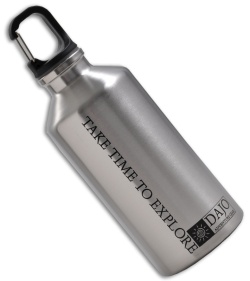 Dajo Adventure Gear Stainless Steel Water Bottle w/ Carabiner (600 ml)