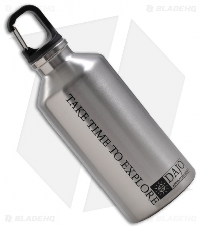 Dajo Adventure Gear Stainless Steel Water Bottle w/ Carabiner (600 ml)