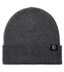 Blade HQ Shield Logo Gray Merino Beanie - Gray