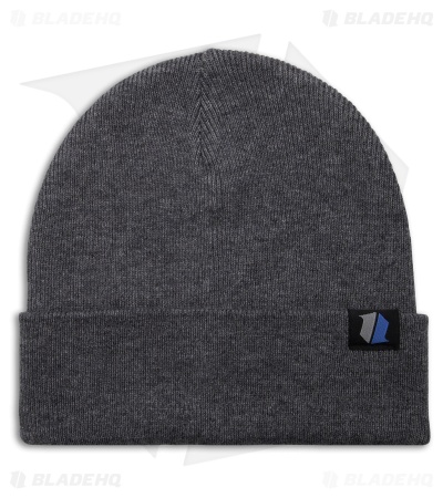 Blade HQ Shield Logo Gray Merino Beanie - Gray