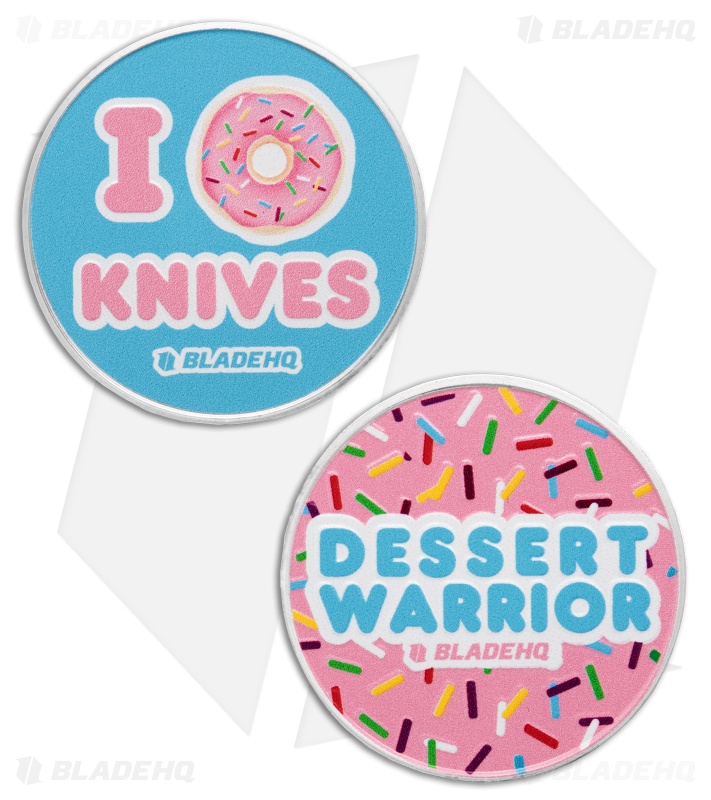 Blade HQ Dessert Warrior® "I Donut Knives" Coin