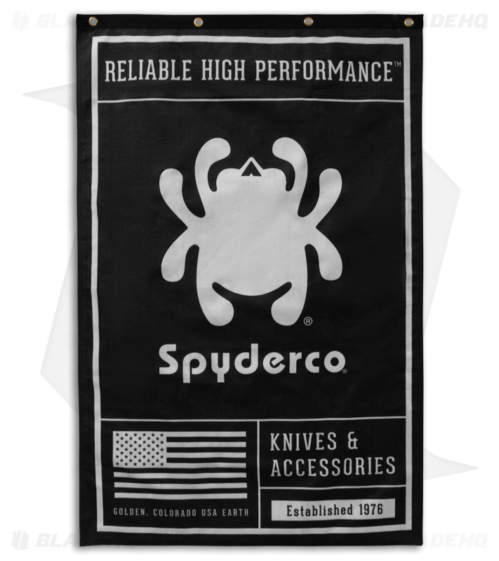 Spyderco Heritage Garage Flag (46" x 30")