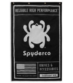 Spyderco Heritage Garage Flag (46" x 30")